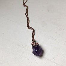 Load image into Gallery viewer, Raw Amethyst Point Necklace #2
