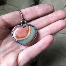 Load image into Gallery viewer, Polychrome Jasper Heart Necklace #3