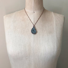 Load image into Gallery viewer, Chalcedony Teardrop Necklace #4 - Ready to Ship