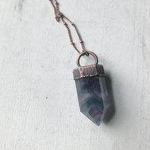 Load image into Gallery viewer, Fluorite Polished Point Necklace #4 - Ready to Ship