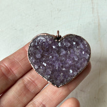 Load image into Gallery viewer, Druzy Heart “Shine On” Necklace #2 - Ready to Ship