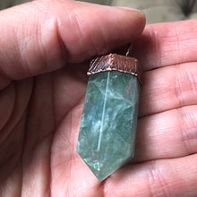 Load image into Gallery viewer, Fluorite Polished Point Necklace #3 - Ready to Ship