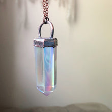 Load image into Gallery viewer, Angel Aura Quartz Polished Point Necklace #1 - Ready to Ship