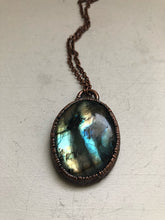 Load image into Gallery viewer, Labradorite Oval Necklace #1 - Ready to Ship (5/17 Update)