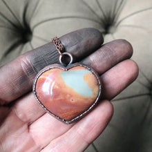 Load image into Gallery viewer, Polychrome Jasper Heart Necklace #3
