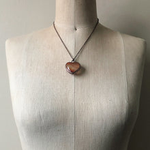 Load image into Gallery viewer, Carnelian Heart Necklace #2