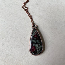 Load image into Gallery viewer, Eudialyte Teardrop Necklace #1 - Ready to Ship