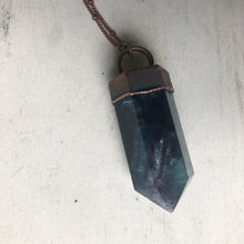 Load image into Gallery viewer, Fluorite Polished Point Necklace #10 - Ready to Ship