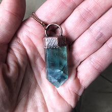 Load image into Gallery viewer, Fluorite Polished Point Necklace #1 - Ready to Ship
