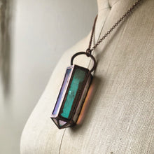 Load image into Gallery viewer, Large Angel Aura Point Lantern Necklace #1- Ready to Ship
