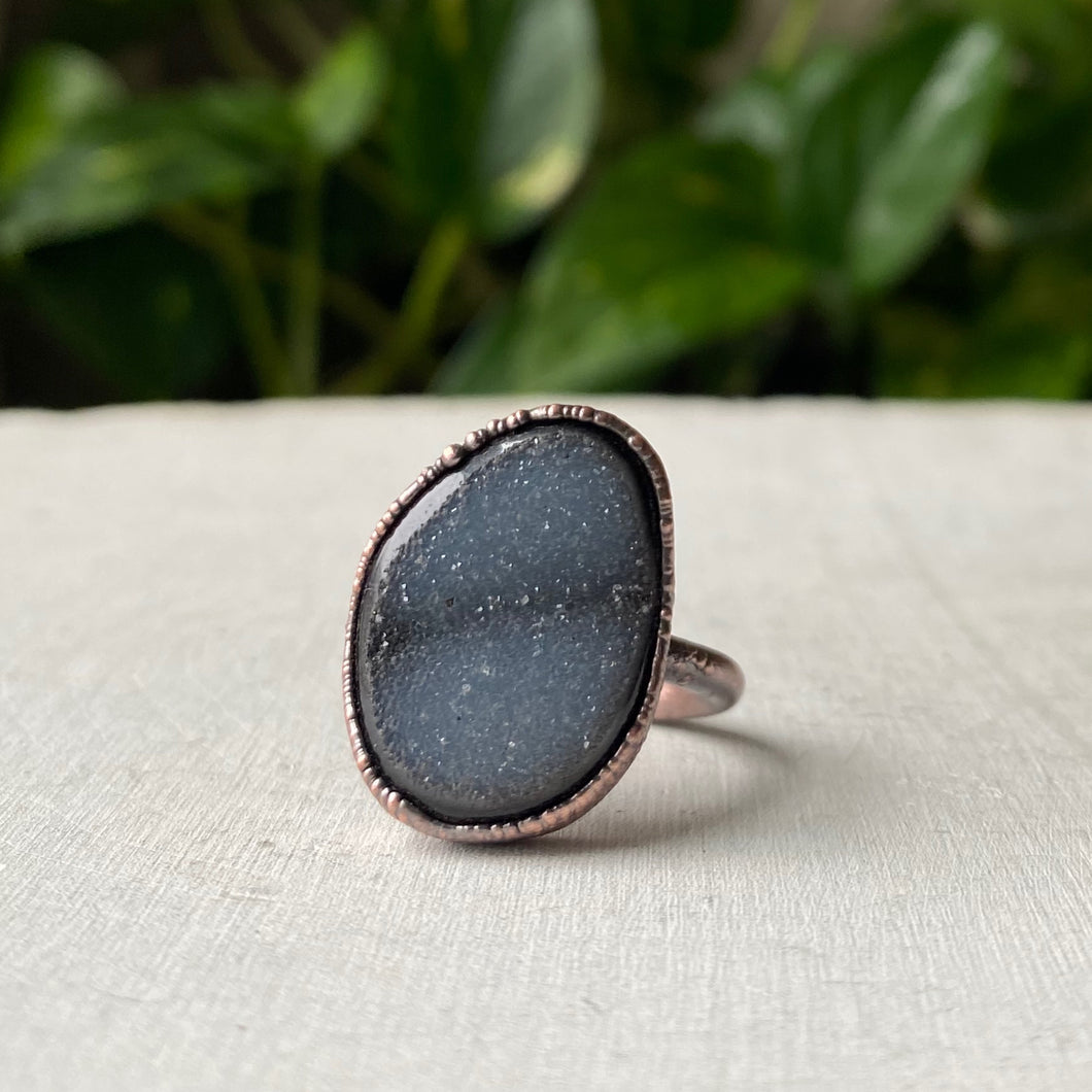 Druzy Portal of the Heart Ring #6 (Size 7.25-7.5) - Ready to Ship