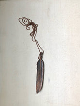 Load image into Gallery viewer, Electroformed Feather Necklace #3 (Satya Collection)