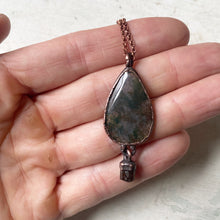 Load image into Gallery viewer, Moss Agate & Dravite Necklace #1