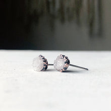 Load image into Gallery viewer, Clear Quartz Druzy Earrings #2 - Ready to Ship