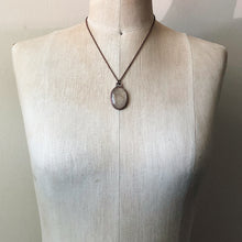 Load image into Gallery viewer, Rutile Quartz Oval Necklace #1 - Ready to Ship
