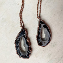 Load image into Gallery viewer, Geode Slice Portal Necklace #1