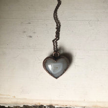 Load image into Gallery viewer, Botswana Agate Heart Necklace #2