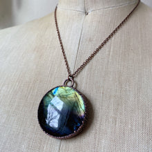 Load image into Gallery viewer, Labradorite Full Moon in Leo Necklace #7 - Ready to Ship