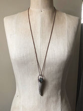 Load image into Gallery viewer, Labradorite & Naturally Shed Deer Antler Tip Necklace #1