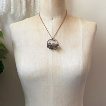 Load image into Gallery viewer, Smoky Quartz Cluster & Aquamarine Necklace #1 - Ready to Ship