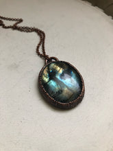 Load image into Gallery viewer, Labradorite Oval Necklace #1 - Ready to Ship (5/17 Update)