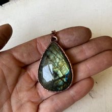 Load image into Gallery viewer, Labradorite Teardrop Necklace #2 - Ready to Ship