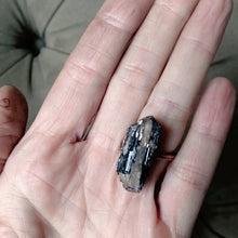Load image into Gallery viewer, Black Tourmaline Statement Ring #5 (Size 6.5)