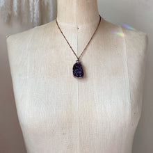 Load image into Gallery viewer, Amethyst Druzy "Shine" Necklace #9 - Ready to Ship