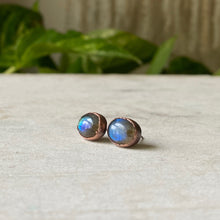 Load image into Gallery viewer, Blue Labradorite Stud Earrings #5