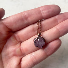 Load image into Gallery viewer, Amethyst Mini Cluster Necklace