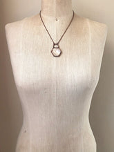 Load image into Gallery viewer, Clear Quartz Hexagon Necklace - Ready to Ship