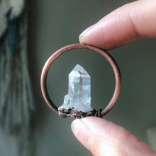 Load image into Gallery viewer, Clear Quartz Point Lantern Necklace - Ready to Ship