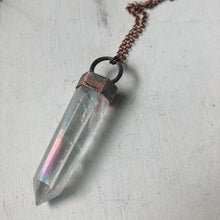 Load image into Gallery viewer, Angel Aura Quartz Polished Point Necklace #2 - Ready to Ship