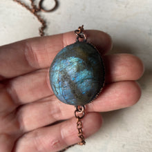 Load image into Gallery viewer, Small Sun Catcher with Labradorite Seer Stone #3 - Ready to Ship