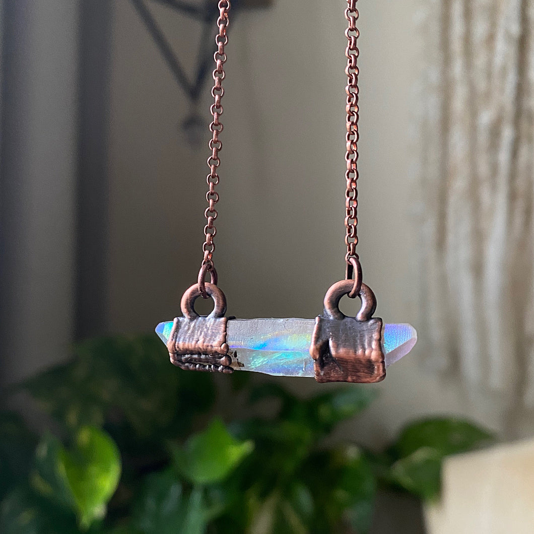 Angel Aura Point Bar Necklace #1 - Ready to Ship