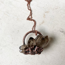 Load image into Gallery viewer, Smoky Quartz Cluster Necklace #1 - Ready to Ship