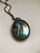 Load image into Gallery viewer, Labradorite Oval Necklace #1 - Ready to Ship (5/17 Update)