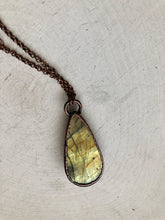 Load image into Gallery viewer, Labradorite Teardrop Necklace #1 - Ready to Ship (4/25 Update)