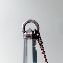 Load image into Gallery viewer, Double Terminated Clear Quartz Point Necklace