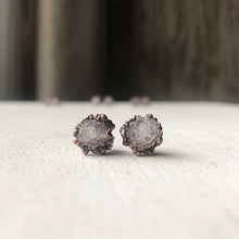 Load image into Gallery viewer, Clear Quartz Druzy Earrings #1 - Ready to Ship