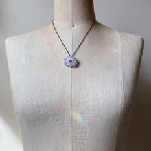 Load image into Gallery viewer, Amethyst Stalactite Slice Necklace #1 - Sterling Silver
