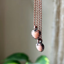 Load image into Gallery viewer, Pink Opal Heart Necklace - Ready to Ship