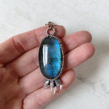 Load image into Gallery viewer, Labradorite Full Moon in Leo Necklace #4 - Ready to Ship