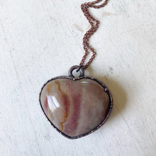 Load image into Gallery viewer, Polychrome Jasper Heart Necklace #5
