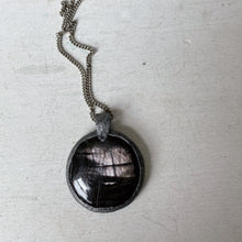 Load image into Gallery viewer, Hypersthene Black Moon Lilith Necklace - Ready to Ship