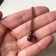 Load image into Gallery viewer, Amethyst Mini Moon Necklace #1 - Ready to Ship