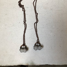 Load image into Gallery viewer, Clear Quartz Druzy Necklace #2 - Ready to Ship