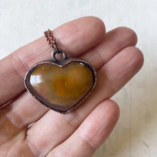 Load image into Gallery viewer, Carnelian Heart Necklace #3 - Ready to Ship