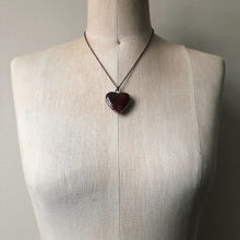 Load image into Gallery viewer, Carnelian Heart Necklace #4
