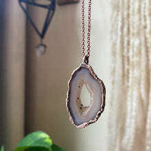 Load image into Gallery viewer, Geode Slice Portal Necklace #3